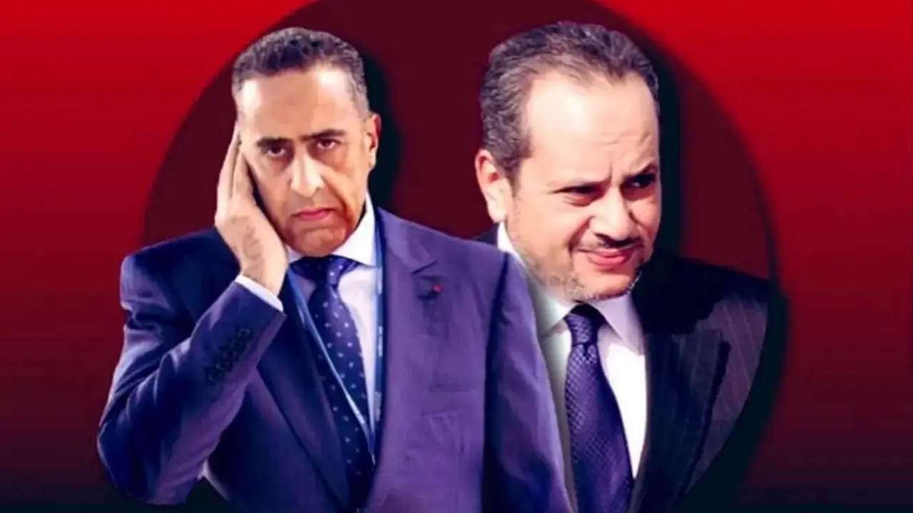 <p>Abdellatif Hammouchi y Mohammed Yassine Mansouri</p>
