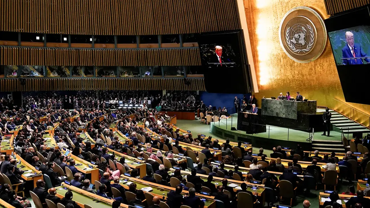 <p>El presidente de Estados Unidos, Donald Trump, se dirige a la 80.&ordf; Asamblea General de las Naciones Unidas, en la ciudad de Nueva York, Nueva York, EE. UU., el 23 de septiembre de 2025 - REUTERS/ AL DRAGO&nbsp;</p>
