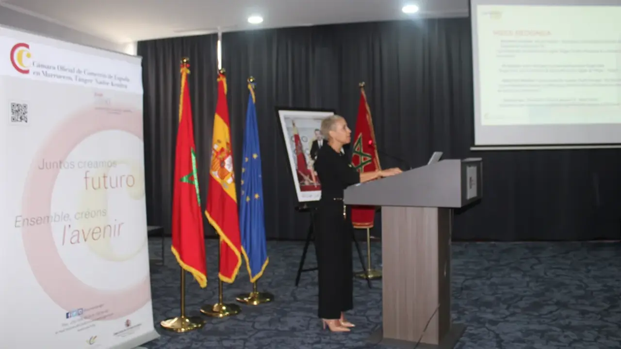 Amal Boussouf directora de Cámara de Comercio de España en Tánger - PHOTO/KHADIJA TAOUIL
