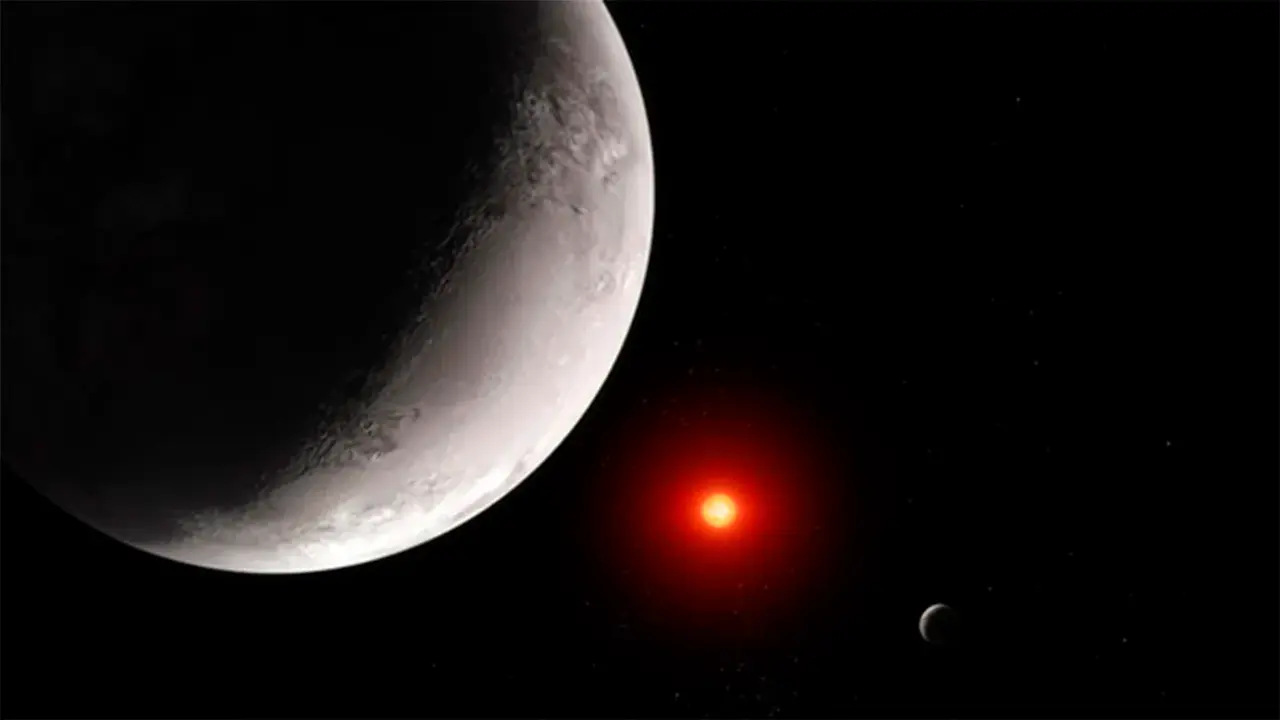 Concepto art&iacute;stico de c&oacute;mo podr&iacute;a verse el exoplaneta rocoso Trappist-1C - PHOTO/ &copy; NASA_ESA_CSA_Joseph_Olmste