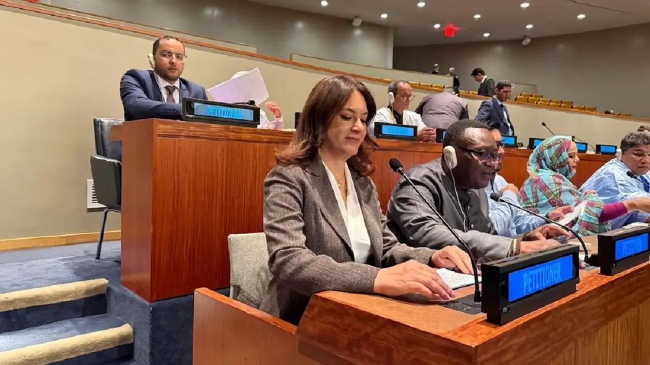 Intervenci&oacute;n de Amal Jbour ante la ONU