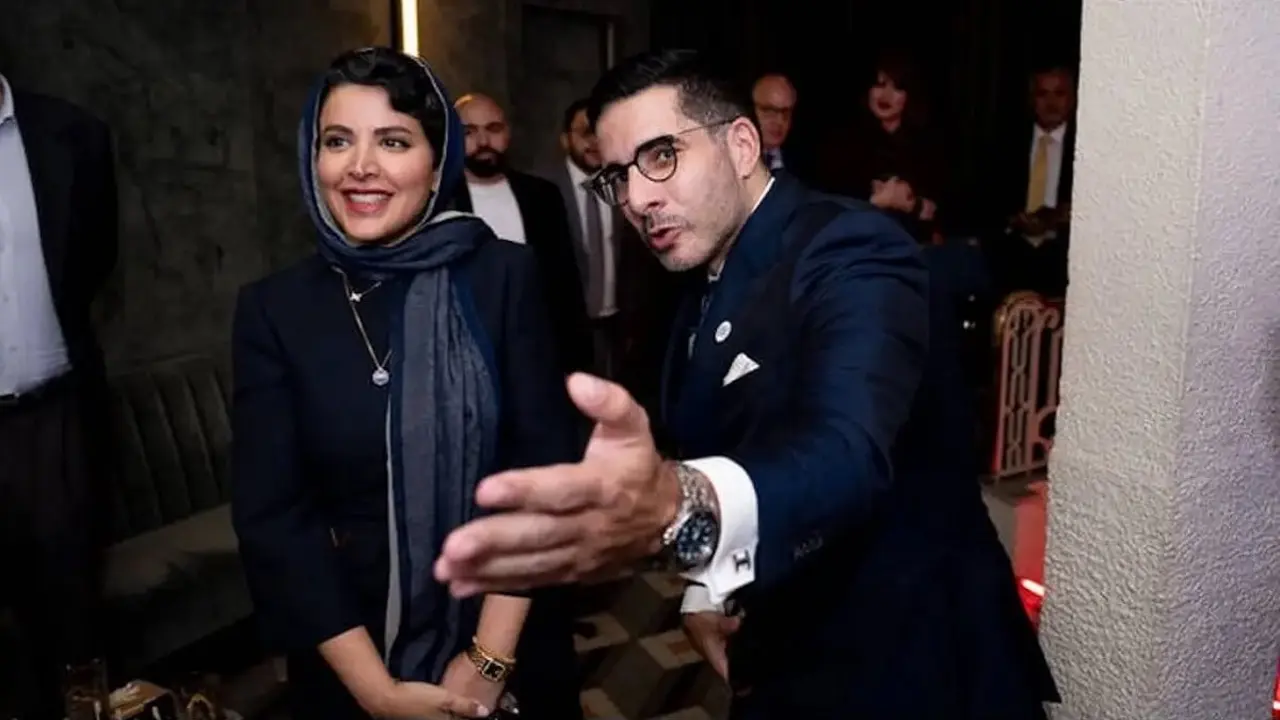 La princesa Haifa bint Abdulaziz Al-Mogrin, embajadora de Arabia Saud&iacute; en Espa&ntilde;a y el editor jefe de Arab News, Faisal J. Abbas. Photo Arab News