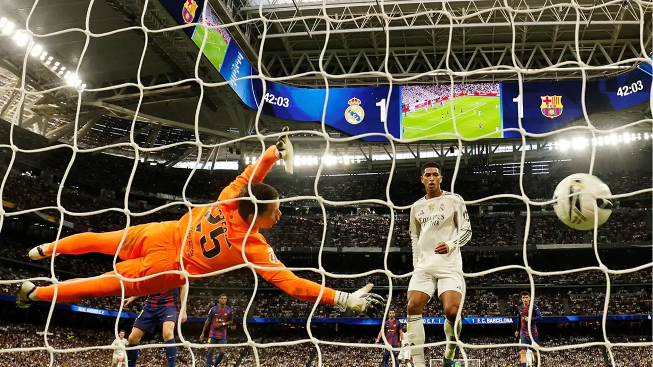 <p>Jude Bellingham del Real Madrid anota su segundo gol  - REUTERS/ SUSANA VERA&nbsp;</p>
