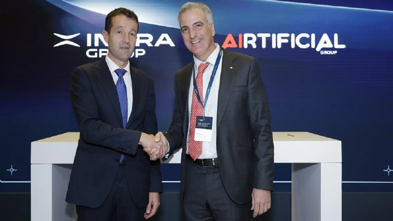 Ángel Escribano con Guillermo Fernández de Peñaranda