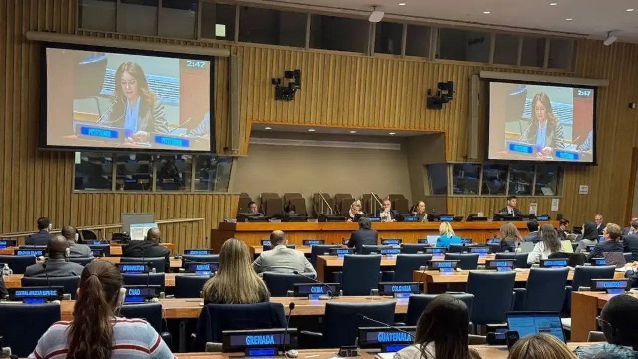 Amal Jbour en la ONU