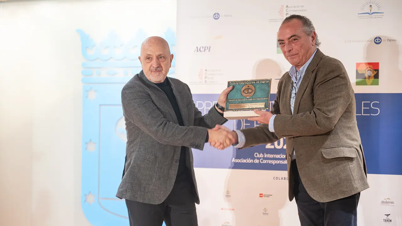 Premio Periodismo al L&iacute;mite Universidad Europea, Sebasti&aacute;n &Aacute;lvaro - PHOTO/ CLUB INTERNACIONAL DE PRENS