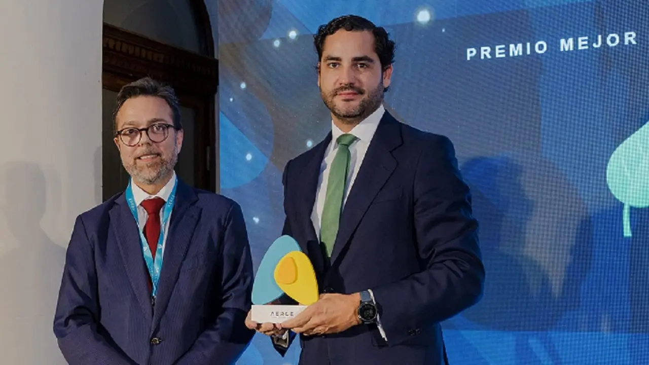 Ignacio S&aacute;nchez-Gal&aacute;n Garc&iacute;a-Tabernero (Iberdrola) y Gonzalo Fornos (AERCE)