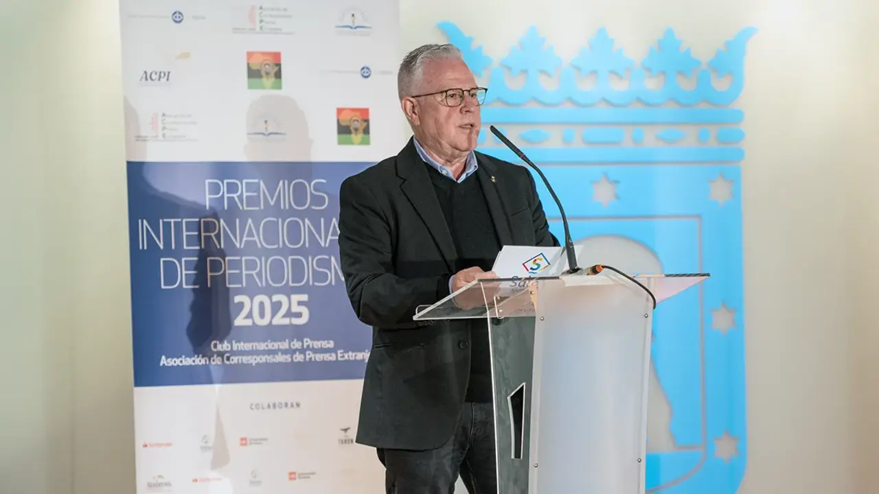 Pere Granados, alcalde de Salou, en los Premios Internacionales de Periodismo 2025 -&nbsp;PHOTO/CLUB INTERNACIONAL DE PRENSA