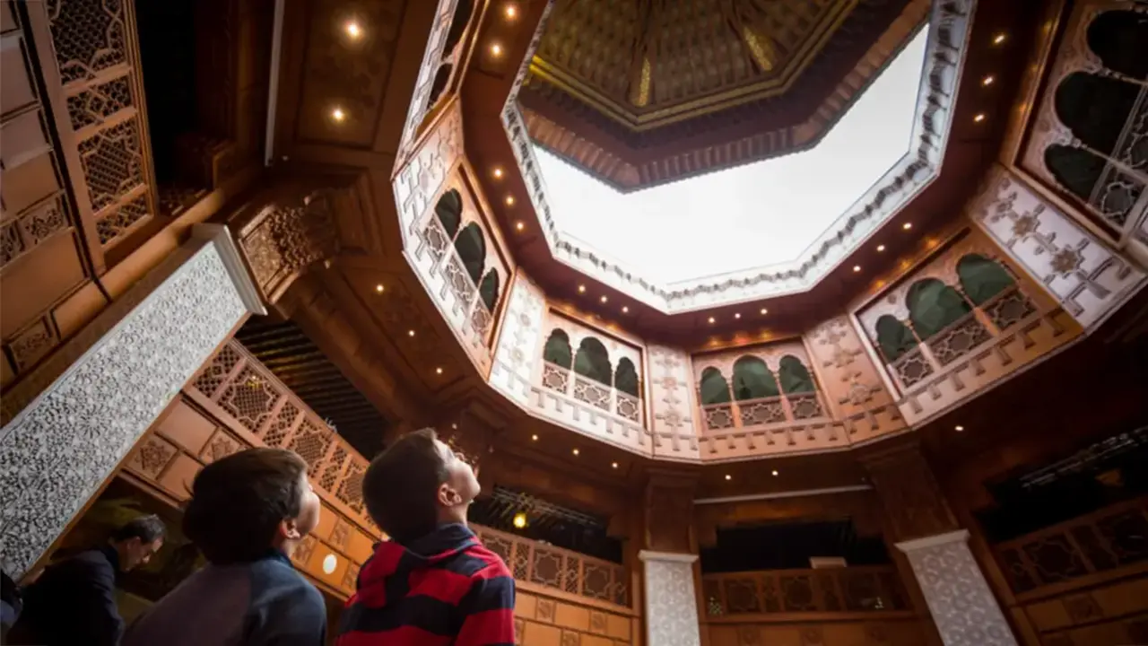 Techo del palacio central de la sede de la Fundaci&oacute;n Tres Culturas del Mediterr&aacute;neo&nbsp; - PHOTO/FUNDACI&Oacute;N TRES CULTURAS