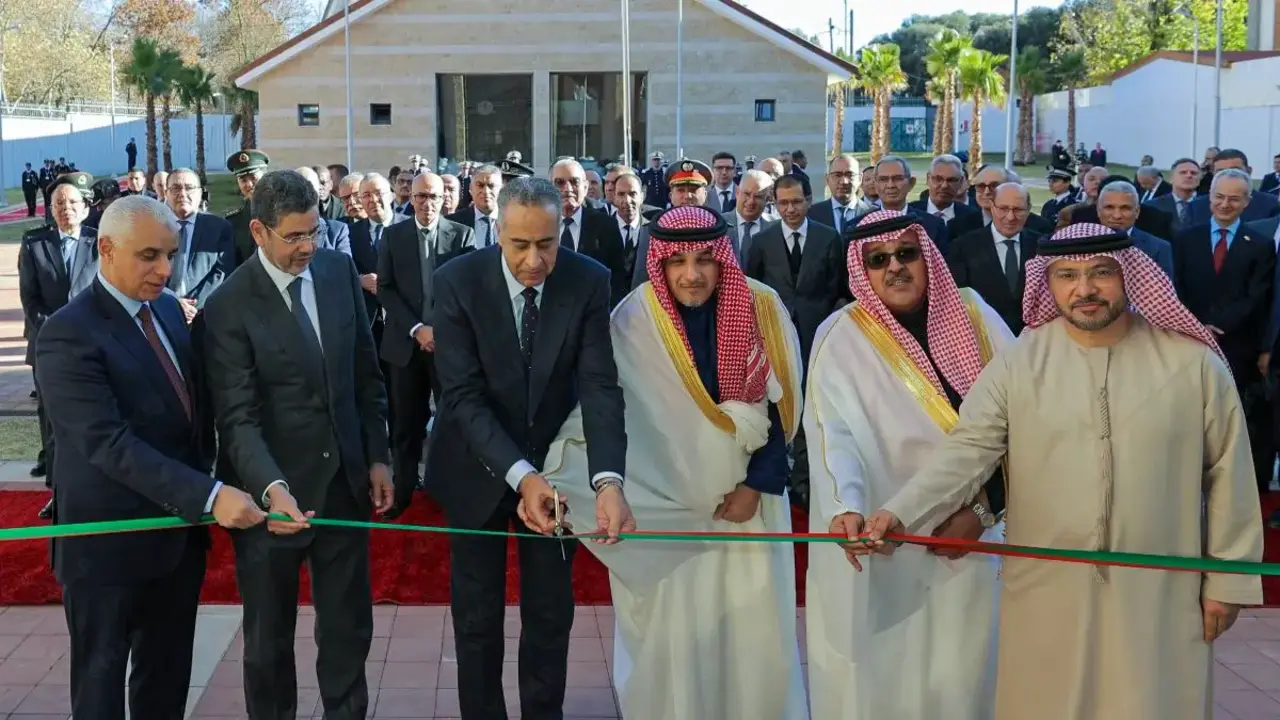 Abdellatif Hammouchi, director general de Seguridad Nacional y Vigilancia Territorial (DGSN-DGST), durante la inauguraci&oacute;n del Instituto Superior de Ciencias de la Seguridad en la ciudad de Ifrane el 5 de diciembre de 2025 - PHOTO/DGSN