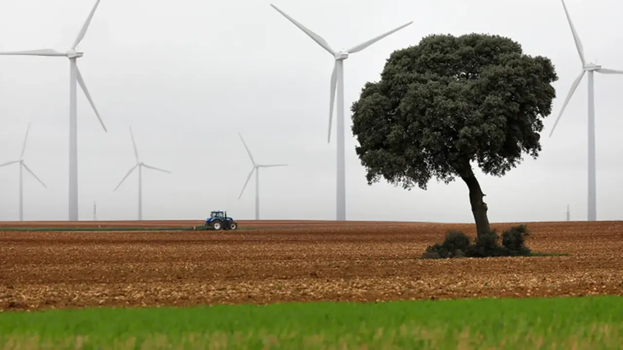 Parque e&oacute;lico Iberdrola en Castilla La Mancha