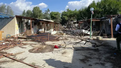PHOTO/MARGARITA ARREDONDAS - Kibbutz Kfar Aza tras el ataque de Hamás