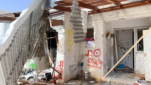 PHOTO/MARGARITA ARREDONDAS - Kibbutz Kfar Aza tras el ataque de Hamás