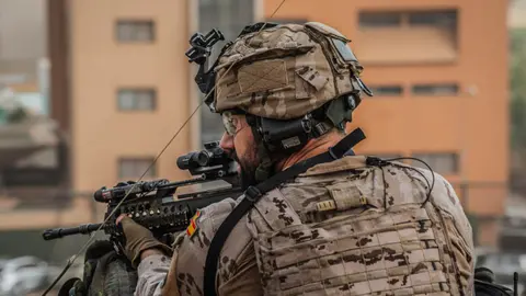 Las tropas españolas, como parte del programa “Misión de Entrenamiento de la Unión Europea en Mali” (EUTM Mali), han estado implicadas en el entrenamiento de brigadas malienses durante más de una década - PHOTO/X/@eutmmali1