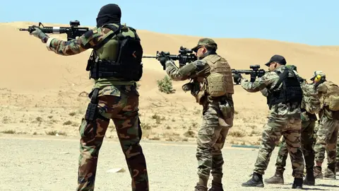 Ejercicios militares African Lion 2024 - PHOTO/X/@FAR_Maroc_