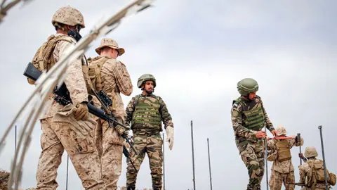 Ejercicios militares African Lion 2024 - PHOTO/X/@FAR_Maroc_