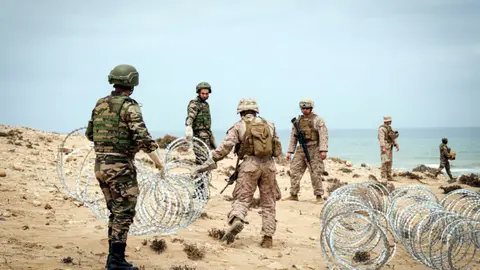 Ejercicios militares African Lion 2024 - PHOTO/X/@FAR_Maroc_