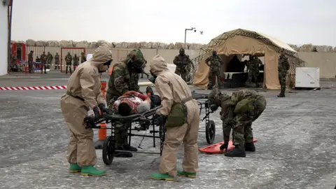 Ejercicios militares African Lion 2024 - PHOTO/X/@FAR_Maroc_