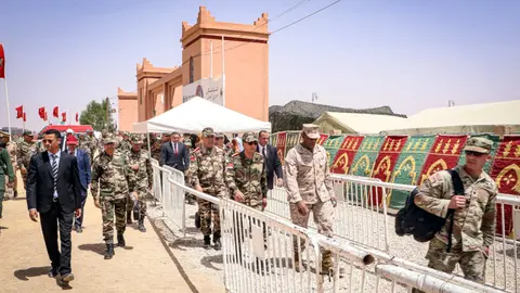 Ejercicios militares African Lion 2024 - PHOTO/X/@FAR_Maroc_