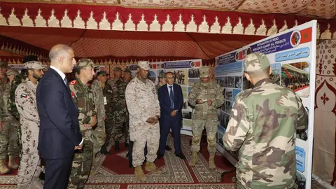 Ejercicios militares African Lion 2024 - PHOTO/X/@FAR_Maroc_