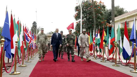 Ejercicios militares African Lion 2024 - PHOTO/X/@FAR_Maroc_