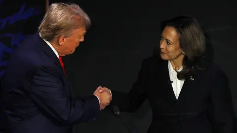 Debate entre Donald Trump y Kamala Harris - PHOTO/REUTERS/BRIAN SNYDER