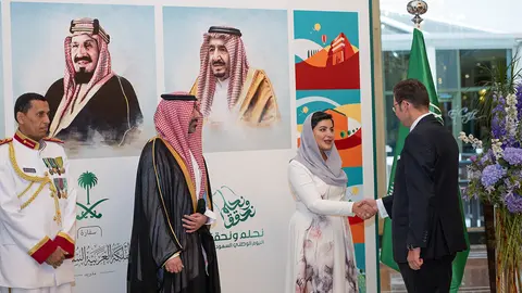 Celebración en Madrid del 94º aniversario de la fundación del Reino de Arabia Saudí – PHOTO/ATALAYAR/GUILLERMO LÓPEZ