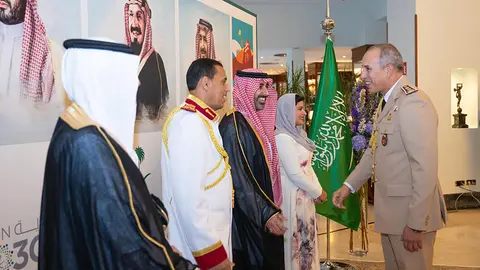 Celebración en Madrid del 94º aniversario de la fundación del Reino de Arabia Saudí – PHOTO/ATALAYAR/GUILLERMO LÓPEZ