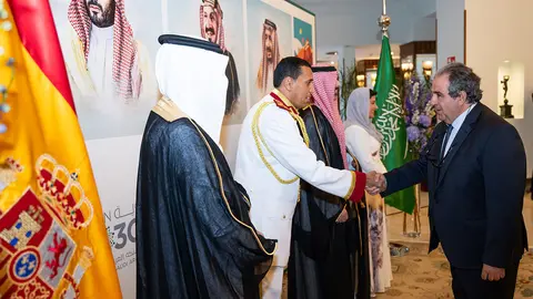 Celebración en Madrid del 94º aniversario de la fundación del Reino de Arabia Saudí – PHOTO/ATALAYAR/GUILLERMO LÓPEZ