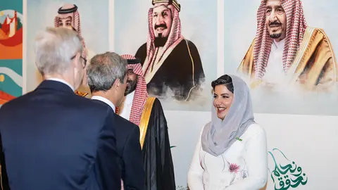 Celebración en Madrid del 94º aniversario de la fundación del Reino de Arabia Saudí – PHOTO/ATALAYAR/GUILLERMO LÓPEZ