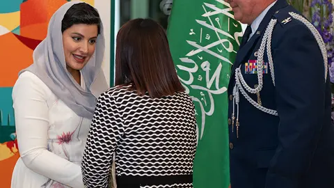 Celebración en Madrid del 94º aniversario de la fundación del Reino de Arabia Saudí – PHOTO/ATALAYAR/GUILLERMO LÓPEZ