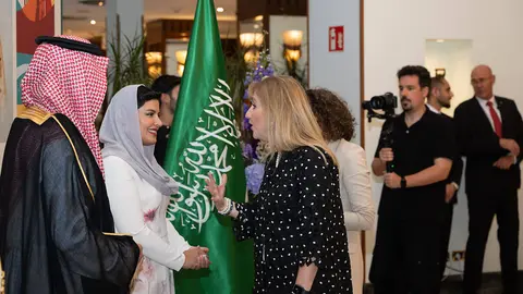 Celebración en Madrid del 94º aniversario de la fundación del Reino de Arabia Saudí – PHOTO/ATALAYAR/GUILLERMO LÓPEZ