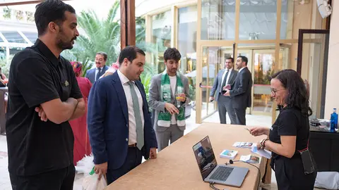 Celebración en Madrid del 94º aniversario de la fundación del Reino de Arabia Saudí – PHOTO/ATALAYAR/GUILLERMO LÓPEZ
