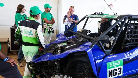 Saudi Next Gen’ coaching session for young Saudis - PHOTO/DAKAR SAUDI NEXT GEN