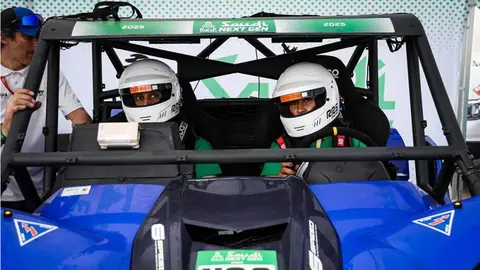 Saudi Next Gen’ coaching session for young Saudis - PHOTO/DAKAR SAUDI NEXT GEN