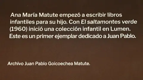Exhibition ‘Ana María Matute. He who does not invent does not live’ - PHOTO/ANTONIA CORTÉS