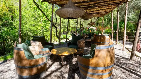 Zonas comunes exteriores del Hotel Ermitage D'Akchour - ATALAYAR/GUILLERMO LÓPEZ