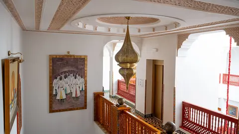 Pasillos del Palais Zahia de Tánger, Marruecos - ATALAYAR/GUILLERMO LÓPEZ