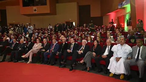 Asistentes al evento Foro MD Sahara celebrado en los días 13 al 17 de noviembre en Dajla, Marruecos