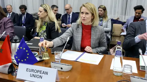 Kaja Kallas,&nbsp;Alta Representante para Asuntos Exteriores y Política de Seguridad de la Unión Europea, durante&nbsp;la 15ª sesión del Consejo de Asociación celebrada en Bruselas, como celebración del 30 aniversario del Acuerdo de Asociación entre Rabat y Europa, celebrada el 29 de enero de 2026 - PHOTO/UNIÓN EUROPEA