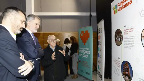 Su Majestad el Rey recibe explicaciones del director de la Fundación Marianao sobre sus objetivos
© Casa de S.M. el Rey