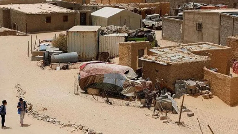 Campo de refugiados en el Sáhara