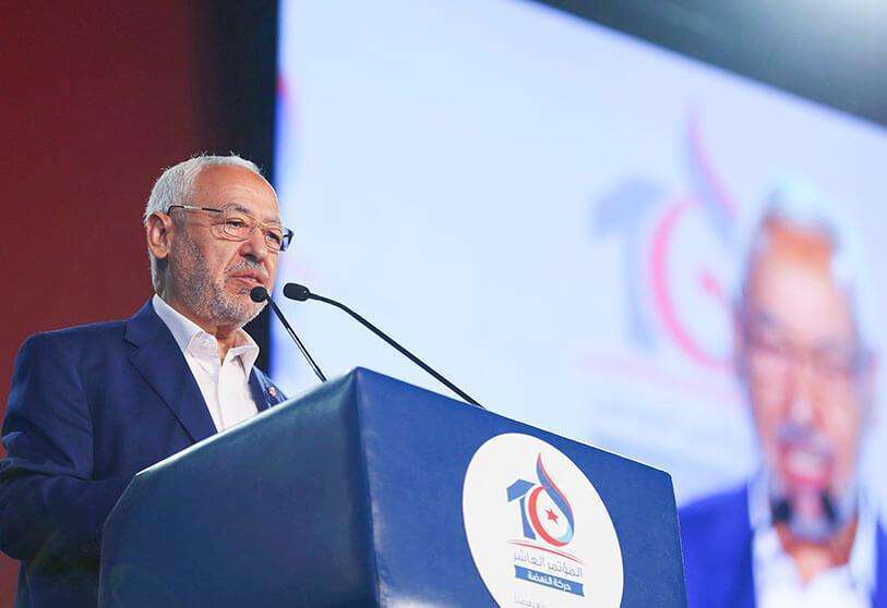 El líder de Ennahda Rached Ghannouchi - PHOTO/REUTERS/ Zoubeir Souissi