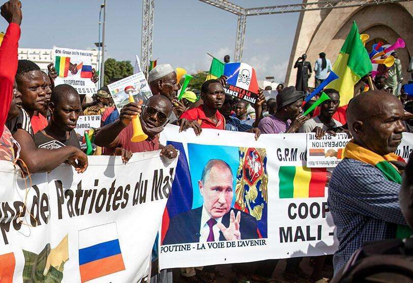 Simpatizantes de Putin en Mali - PHOTO/ARCHIVO