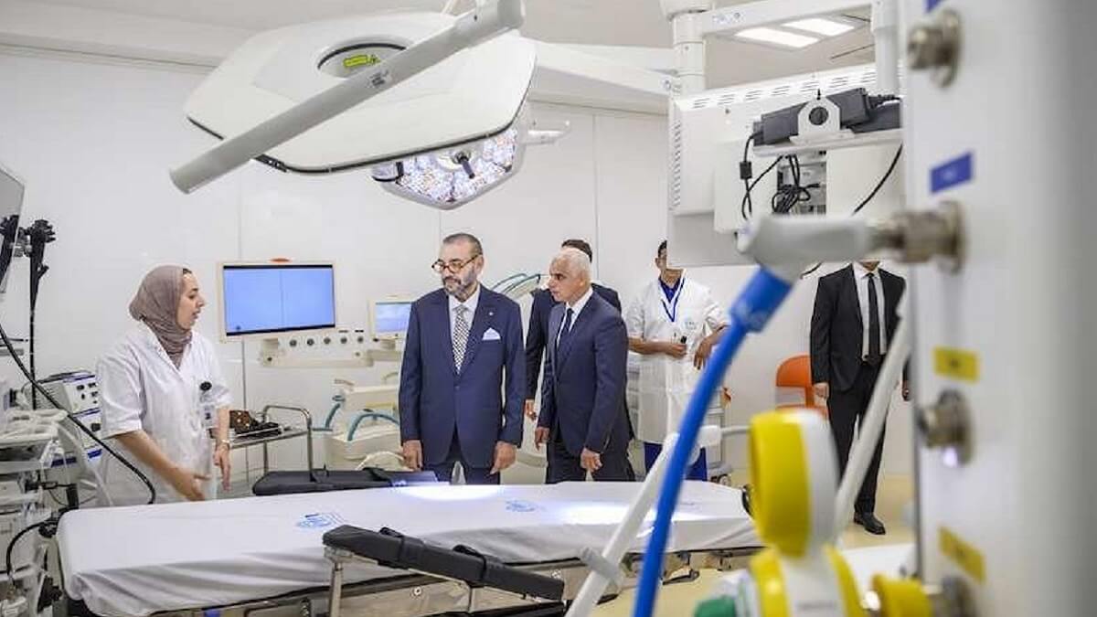 El rey de Marruecos inaugura el Hospital Universitario "Mohammed VI" en Tánger - PHOTO/MAP