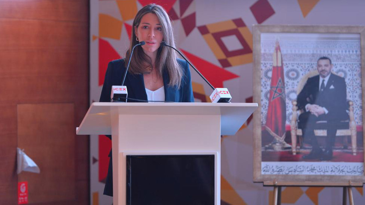 Xiana Méndez en el Encuentro Empresarial España-Marruecos