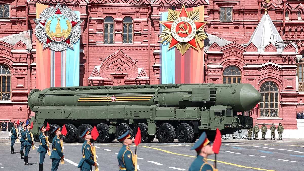 PHOTO/Kremlin - Rusia tiene programado el despliegue de armas nucleares tácticas en Bielorrusia a partir de 7 de julio, muy pocos días antes de la cumbre de jefes de Estado y de Gobierno de la OTAN en Vilna, la capital de Lituania