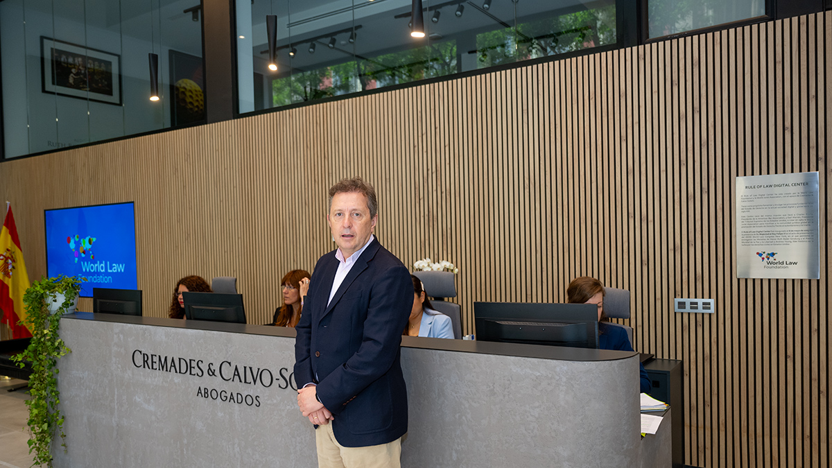 PHOTO/ATALAYAR/GUILLERMO LÓPEZ - Javier Cremades, abogado y presidente de la World Jurist Association y de la World Law Foundation