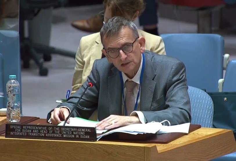 PHOTO/UNITAMS - Volker Perthes, representante especial para Sudán y jefe de la Misión Integrada de Asistencia a la Transición de las Naciones Unidas en Sudán (UNITAMS)