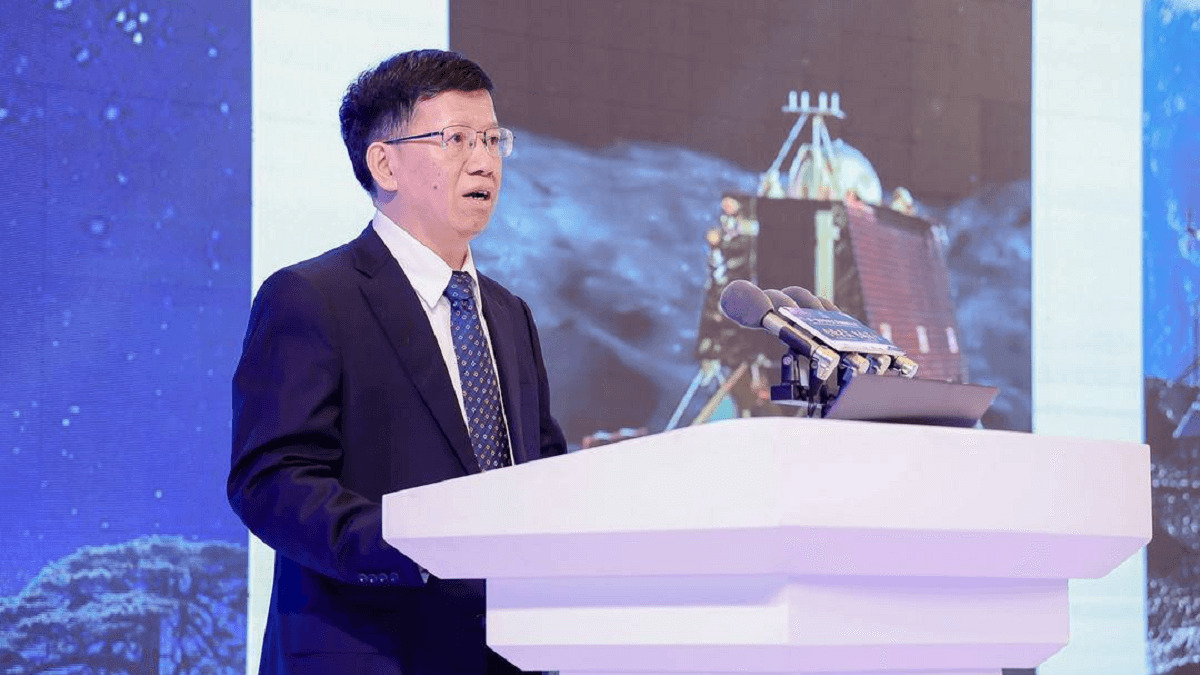 PHOTO/DSEL - El profesor Wu Yanhua, que dirige el proyecto ILRS en el Laboratorio de Exploración del Espacio Profundo, ha anunciado la creación de una organización para gestionar y coordinar los trabajos de la base lunar robótica